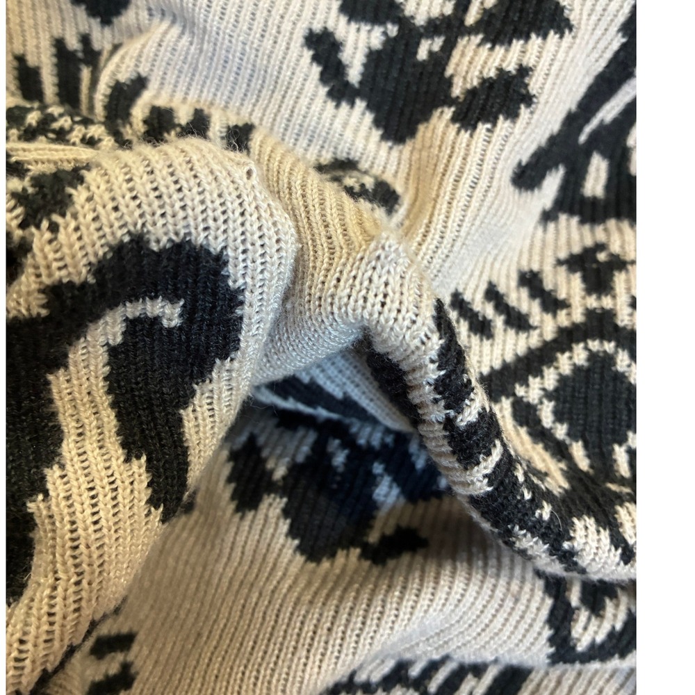 THML Black Cream Geometric print Cardigan - S - Tribal Print  Open Front - Picture 12 of 13